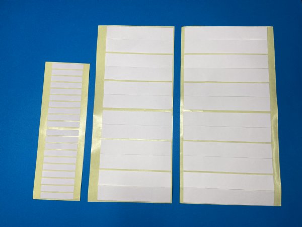 Labels for sticking tubes, EI-0101